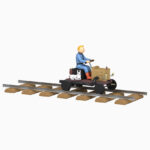 Tim & Struppi, Die Draisine 1:24